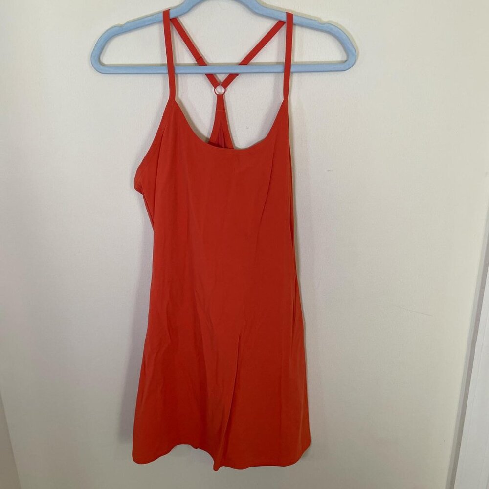 Outdoor Voices Orange Workout Exercise Dress